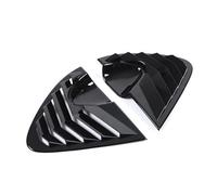 Auto Ventana Trasera Alerón Lateral Ala Para Seat Para León Para MK2 1P1 2008-2012 2 Uds ABS Cubierta Persiana Ventana Lateral Trasera Embellecedor Triangular(Piano black)
