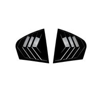Auto Ventana Trasera Alerón Lateral Ala Para Serie 3 Para E46 4 Puertas 1998-2005 2 Uds Ventana Trasera Coche Persiana Lateral Cubierta Embellecedor Escudo Ciego(Glossy Black)