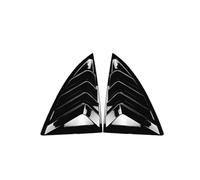 Auto Ventana Trasera Alerón Lateral Ala Para Tesla Para Modelo Y 2019 2020 2021 2022 2023 2024 Cubierta Obturador Ventana Lateral Trasera Embellecedor Triangular Modificada(Black)