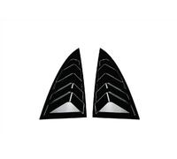 Auto Ventana Trasera Alerón Lateral Ala Para Tesla Para Modelo Y 2019 2020 2021 2022 2023 Cubierta Obturador Ventana Lateral Trasera Embellecedor Rejilla Triangular(Black)