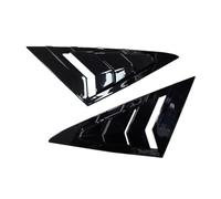 Auto Ventana Trasera Alerón Lateral Ala Para VW Para Golf 7 Para,5 Para MK7 Para 2014-2020 Embellecedor Persiana Lateral Ventana Triangular Delantera Trasera(Front Black)