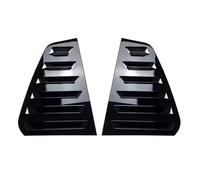 Auto Ventana Trasera Alerón Lateral Ala Para VW Para GOLF Para MK8 Para GTI Para GTD 2 Uds Cubierta Persiana Ventana Trasera Coche Pegatina Tonos Scoop Embellecedora(Glossy Black)