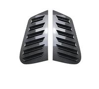 Auto Ventana Trasera Alerón Lateral Ala Para VW Para Polo 9N 2001-2009 Un Par Pegatinas Ajuste Persiana Ciega Negra Brillante Para Ventana Ventilación Trasera(Carbon Fiber Look)