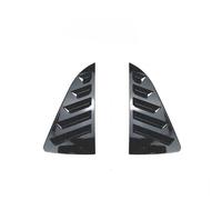 Auto Ventana Trasera Alerón Lateral Ala Para VW Para Polo Para MK5 6R 6C 2011-2018 Par Cubierta Obturador Ventana Trasera Coche Embellecedor Rejilla(Carbon Fiber Look)