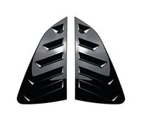 Auto Ventana Trasera Alerón Lateral Ala Para VW Para Polo Para MK6 Parasol Ventana Triangular Trasera Para Lateral Coche Cubierta Alerón Embellecedor Persiana(Gloss Black)