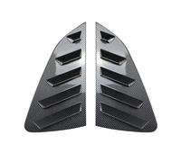 Auto Ventana Trasera Alerón Lateral Ala Para VW Para Polo Para MK6 Parasol Ventana Triangular Trasera Para Lateral Coche Cubierta Alerón Embellecedor Persiana(Carbon Look)