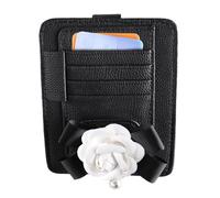 Auto Visor Organizer, Eyeglasses Hanger, Ticket Card Clip, Eyeglasses Ticket Clip, Car Visor Eyeglasses Hanger, Ticket Card Clip and Multi-Pocket Auto Organizer for Eyeglasses and Tickets, ,