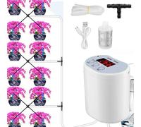Auto Watering For Plants - Electric Plant Drip Kit, Adjustable Timer Indoor Device, Efficient Self-Watering Solution | Planter Garden Balcony Patio Yard Automatic Irrigation System Flowers And Greens