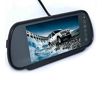 Auto Wayfeng WF® LCD 16: 9 Pantalla TFT para Coche Espejo retrovisor Monitor para DVD/VCR/cámara de Marcha atrás (DC 12 V/PAL/NTSC/2 Maneras entradas de vídeo)