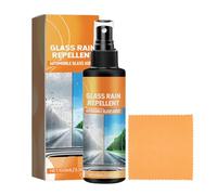 Auto Windshield Hydrophobic Spray - 100 ml Compact Bottle Streak Free repellant Coating, Clear Views Water Shedding Treatmant, Glass Surfece Care Solution | Rain Snow Fog Highway Conmuting After Dark