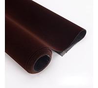 Autoadhesivo muebles pegatina forro, Papel adhesivo de fieltro autoadhesivo 148 cm ancho for cajones, aparadores y expositores joyas(Dark Brown,1.48 * 0.5m)