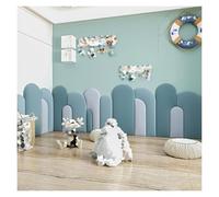 Autoadhesivo Panel de Pared Acolchado, Autoadhesivo 3D Cabecero Esponja, Cabecero Cama Pelar y Pegar para Dormitorio, Sala de Estar Infantil, Guardería, Sala de Juegos, Protección de Pared(B,120x56cm/