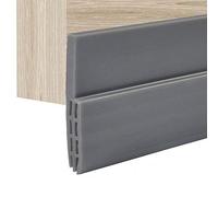 Autoadhesivo para Desmontar Puerta Tira de Goma de Puerta 100cm Burlete para Hueco de Ventana o Puerta (Gris)