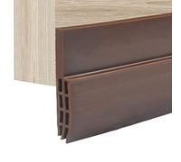 Autoadhesivo para Desmontar Puerta Tira de Goma de Puerta 100cm Burlete para Hueco de Ventana o Puerta (Marrón)