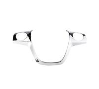 Autoadhesivo Pegatina Decorativa Cubierta Panel Volante Embellecedor Para Ford Para Focus 3 MK3 2012 2013 2014 Para Kuga 2013 2014 2015 Coche Pegatinas Decorativas(1piece silver)