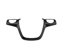 Autoadhesivo Pegatina Decorativa Cubierta Panel Volante Embellecedor Para Ford Para Focus 3 MK3 2012 2013 2014 Para Kuga 2013 2014 2015 Coche Pegatinas Decorativas(1piece carbon black)