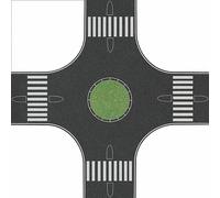 Autoadhesivo Roundabout 160 x 160mm para 40mm Ancho Carretera N Gauge Busch 1102