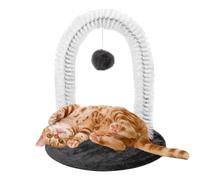 Autoaplicador Para Gatos - Poste De Frotado Autónomo Para Gatos | Accesorio Para Muda y Masaje Con Bola Interactiva Para Cara Cabeza Espalda