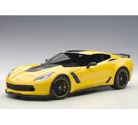 AUTOart 71260-1/18 Chevrolet Corvette C7 Z06 2015 - Racing Amarillo - Nuevo