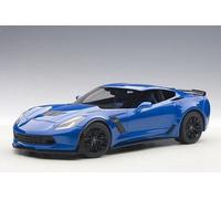 AUTOart 71265-1/18 Chevrolet Corvette C7 Z06 2014 - Laguna Azul Tintcoat - Nuevo