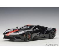 AUTOart 72945 - 1/18 Ford Gt 2017 (Shadow Negro/Naranja Rayas) - Nuevo