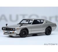 AUTOart 77466-1/18 Nissan Skyline 2000 Gt-R (KPGC110) Tuned Diferentes (Plata)