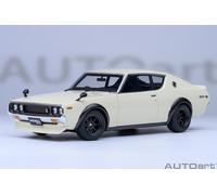 AUTOart 77467-1/18 Nissan Skyline 2000 Gt-R (KPGC110) Tuned Diferentes (White)
