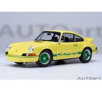 AUTOart 78033-1/18 Porsche 911 Carrera 2.7 Rs (Light Amarillo Con Verde S - Neu