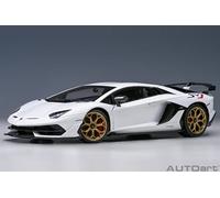 Autoart 79217 - 1/18 Lamborghini Aventador SVJ (Bianco Asopo) - Nuevo