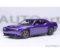 Autoart Dodge Challenger SRT Superstock 2023 Lila Coche 1:18