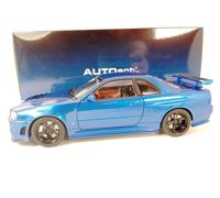 Autoart Nissan Nismo GT-R R34 Z-Tune Azul Bayside 1/18 77462