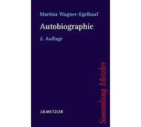 Autobiographie: 323 (Sammlung Metzler)