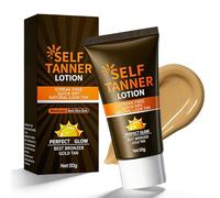 Autobronceador Corporal 50g,LocióN Autobronceadora Hidratante,Bronceado Natural Y Gradual Sin Sol,Para Rostro Y Cuerpo,Tono Uniforme Para Piel Clara A Media