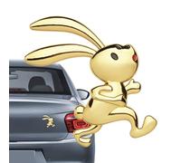 AutoBunny Pegatina para el Coche | Linda Decoración Adhesiva de Animales de AutoAnimal - Emblemas de Automóviles para Portátil, Equipaje, Motocicleta, Camión, Pared
