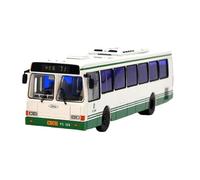 Autobús Blanco Estático De Aleación De La Ciudad Escala 1:64 Modelo A Escala 1:64 De Colección Estilo Retro