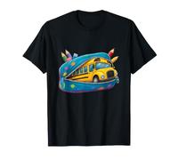 Autobús Escolar Amarillo en Estuche de Regreso a Clases Camiseta