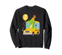 Autobús Escolar de Dinosaurio de 2 años de Edad, Conductor T-Rex Sudadera
