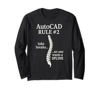 AutoCAD Regla #2 Tomar descansos Nadie quiere una Spline Manga Larga