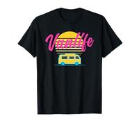 Autocaravana Van Life de los 80, furgoneta Vintage, retro, Vanlife Camiseta