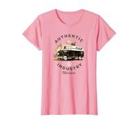 Autocaravana Volkswagen Authentic Industry Classics Camiseta, Mujer, Rosado, XL