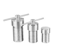 Autoclave a Presión 100ml alinearon el tanque de distión alta presión del reactor 3Mpa la autoclave síntesis hidrotermal(50ml)