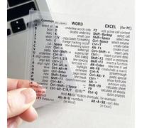Autocolante de Atalhos para Windows c/ Word e Excel