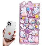 Autocollants 3D Pour,Décalcomanías Esthétiques - Autocollants 3D Épais Pour,Pour Appareil Photo Ordinateur Portable Coque De Téléphone Scrapbooking Journaling Garçons Filles