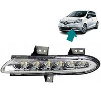 Autocraft Luz de circulación diurna izquierda (lado del conductor) LED compatible con Renault Grand Scenic 3 (2012-2016) 266055004R