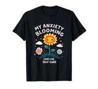 Autocuidado My Anxiety Blooming Looks Like Self Care Kawaii Camiseta