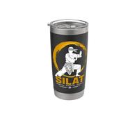 Autodefensa Silat Vaso térmico de acero inoxidable de doble pared