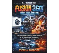 Autodesk Fusion 360 Für Anfänger: Eine vollständige Schritt-für-Schritt-Anleitung für 3D-Modellierung, -Design und -Fertigung für Einsteiger