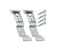 Autodomy Pack 2 Uds Soporte Matricula Remolque 125x25 mm | Portamatriculas Remolque Universal de Acero Inoxidable + 4 Tornillos | Portamatriculas Coche, Remolque, Camión