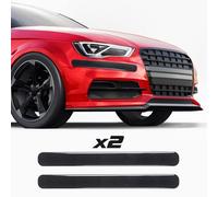 Autodomy Protector Parachoques Coche Delantero y Trasero 40x4 cm | Bumper Parachoques Adhesivo Pack 2 Unidades Valido para Cualquier Vehiculo | Protector Paragolpes Coche (Carbono)