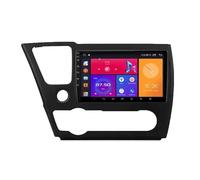 Autoestéreo Android Double DIN para Honda Civic 4d9 2013-2016 con Carplay Android Auto Pantalla táctil de 9 Pulgadas Control del Volante Bluetooth navegación GPS FM USB WiFi Manos Libres (8 núcleos